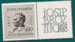 Stamps : Europe : Yugoslavia :  Muerte del presidente Josip Broz Tito