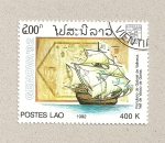 Stamps Laos -  Nao de Vasco de Gama