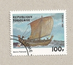 Stamps Togo -  Nave fenicia