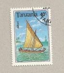 Stamps Tanzania -  Jahazi