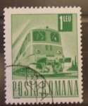 Stamps Romania -  tren