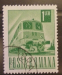 Stamps : Europe : Romania :  tren