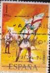 Stamps Spain -  trajes militares