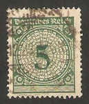 Stamps Germany -  332 - cifra