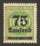 Stamps Germany -  264 - cifra
