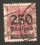 Stamps Germany -  272 - cifra