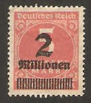 Stamps Germany -  284 - cifra
