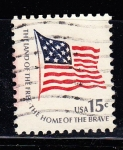 Stamps : America : United_States :  BANDERA 