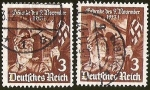 Stamps Germany -  DEUTSCHES REICH - HITLER PUTSCH MUNCHEN