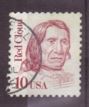 Stamps United States -  Nube Roja