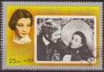Stamps United Arab Emirates -  Fujeira 1972 Sello * Actores del Cine Mundial Vivien Leigh 25DH