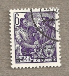 Stamps Germany -  Amistad trabajadores