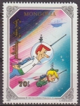 Sellos de Asia - Mongolia -  Mongolia 1991 Scott 1929 Sello ** Walt Disney The Jetsons 70m George, Elory 