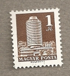 Sellos de Europa - Hungr�a -  Torre circular