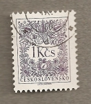 Stamps Czechoslovakia -  Adorno floral