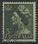 Stamps Australia -  Scott 257 - Reina Isabel II