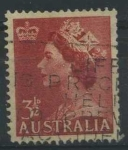 Stamps Australia -  Scott 258 - Reina Isabel II