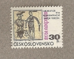 Stamps Czechoslovakia -  Campo concentración Tabor Terezin