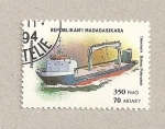 Stamps Madagascar -  Barco danés polivalente
