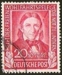 Stamps Germany -  DEUTSCHE POST - FRIEDRICH FROBEL