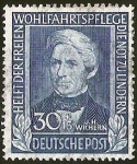 Stamps Germany -  DEUTSCHE POST - JOHANN HINRICH WICHERN