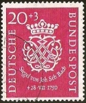 Stamps : Europe : Germany :  DEUTSCHE BUNDESPOST - SIEGEL VON JOB. SEB. BACH