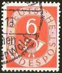 Stamps Germany -  DEUTSCHES BUNDESPOST - CUERNO POSTAL