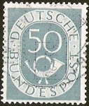 Stamps Germany -  DEUTSCHES BUNDESPOST - CUERNO POSTAL