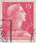 Stamps : Europe : France :  Marianne