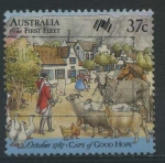 Stamps Australia -  Scott 1028 - La primera flota