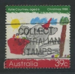 Sellos del Mundo : Oceania : Australia : Scott 1103 - Navidad 88. Dibujos infantiles.