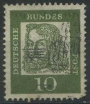 Stamps Germany -  Scott 827 - Portarretrato