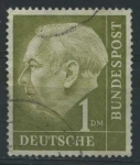 Stamps Germany -  Scott 719 - Presidente Theodor Heuss