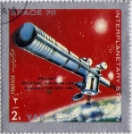 Stamps : Europe : Hungary :  estacion espacial