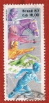 Stamps : America : Brazil :  X JOGOS PAN-AMERICANOS
