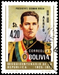 Stamps Bolivia -  SERIE PRESIENTES DE BOLIVIA
