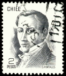 Stamps Chile -  SERIE DIEGO PORTALES