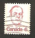 Stamps Canada -  513 - lester b. pearson, primer ministro
