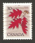 Stamps Canada -  658 - hojas de roble