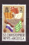 Stamps : America : Saint_Kitts_and_Nevis :  Historia de las islas