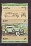 Stamps America - Saint Kitts and Nevis -  serie- Lideres del mundo