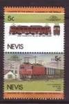 Stamps Saint Kitts and Nevis -  serie- Lideres del mundo