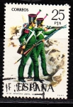 Stamps Spain -  E2354 UNIFORMES MILITARES (128)