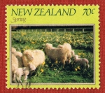 Stamps New Zealand -  SPRING