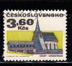 Stamps Czechoslovakia -  EDIFICIO