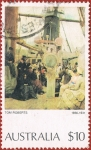 Stamps Australia -  TOM ROBERTS 1856-1931
