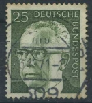 Stamps Germany -  Scott 1030A - Presidente Gustav Heinemann