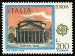 Sellos de Europa - Italia -  ITALIA -  Centro histórico de Roma