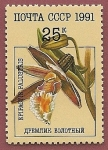 Stamps Russia -  orquídea - heleborina de los pantanos