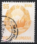 Stamps Romania -  Escudo República Socialista de Rumanía. 1947-1989